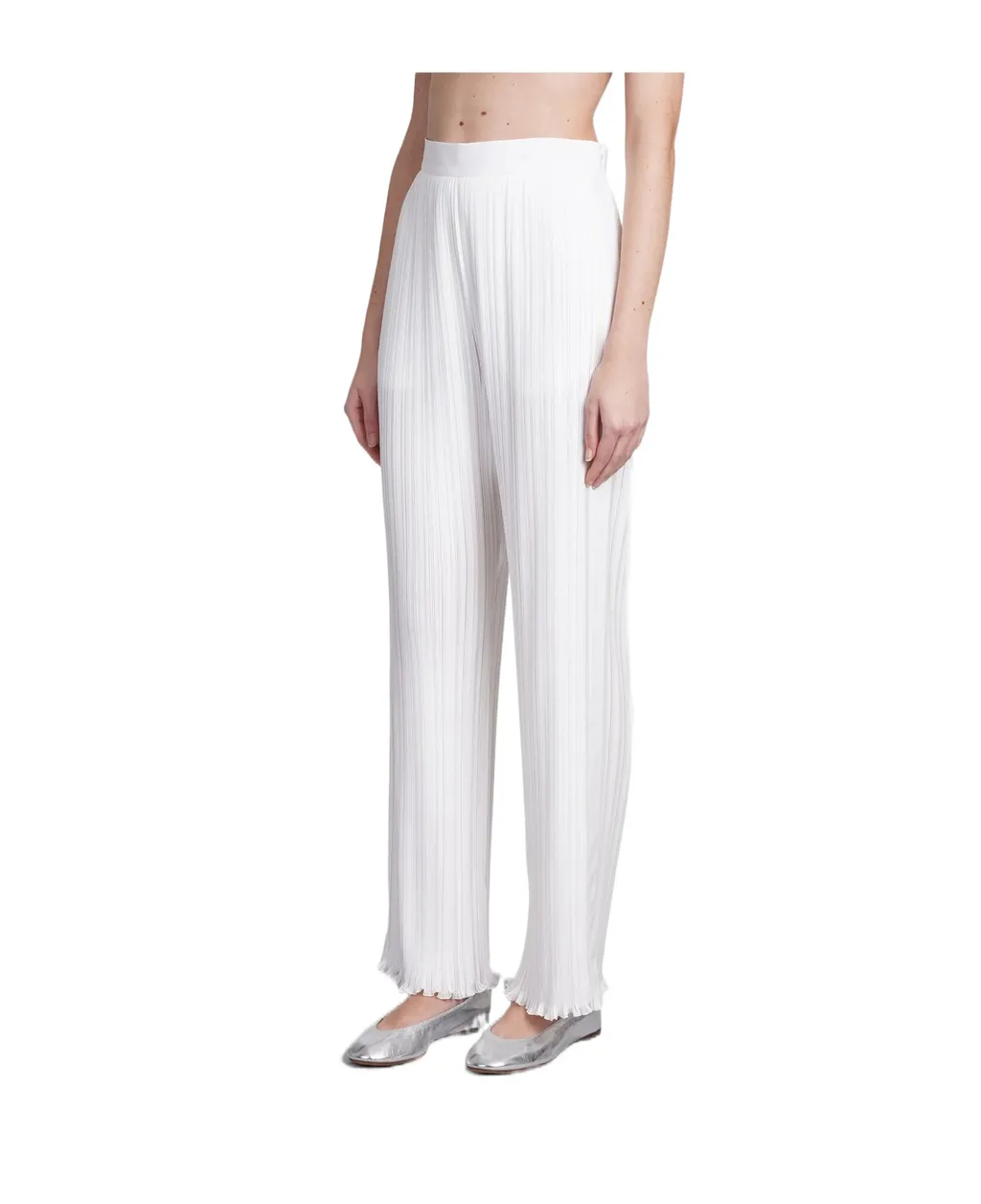 Pleated High Waist Trousers