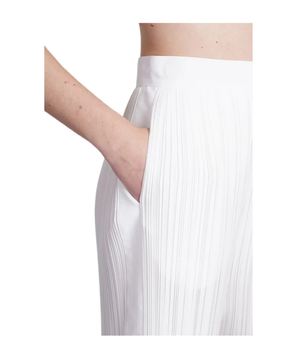 Pleated High Waist Trousers