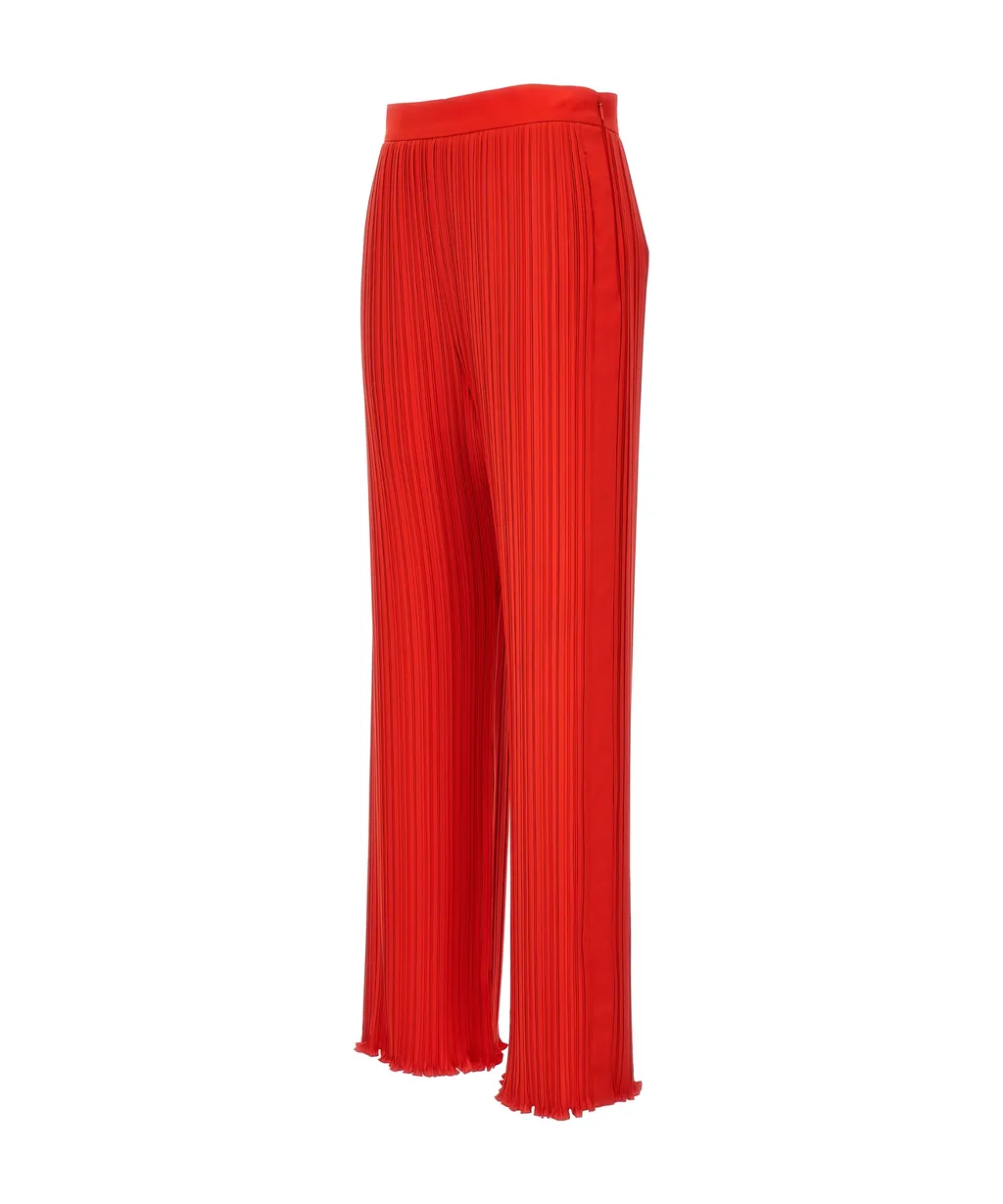 Pleated High Waist Trousers