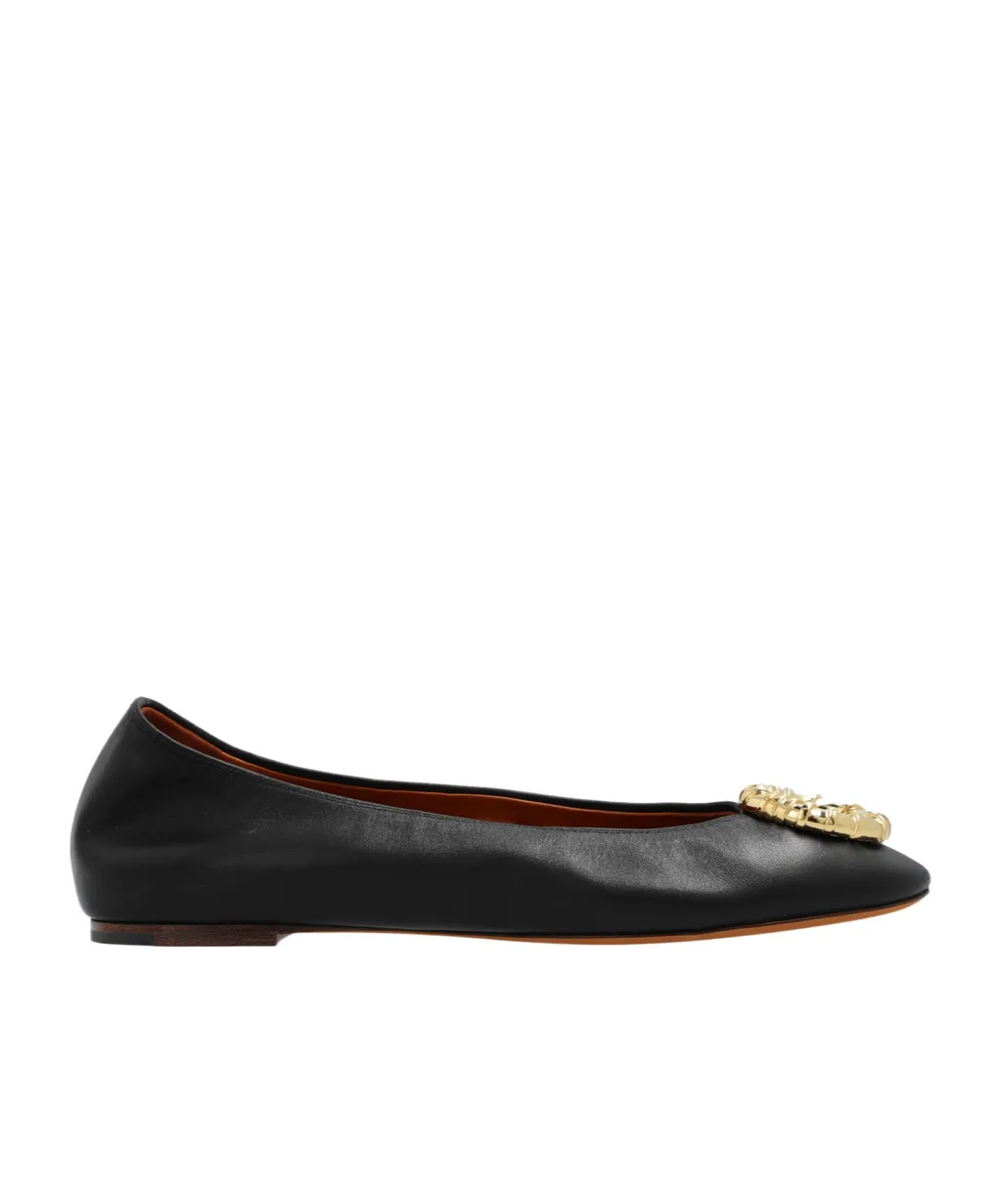 Round Toe Slip-On Ballerina Shoes