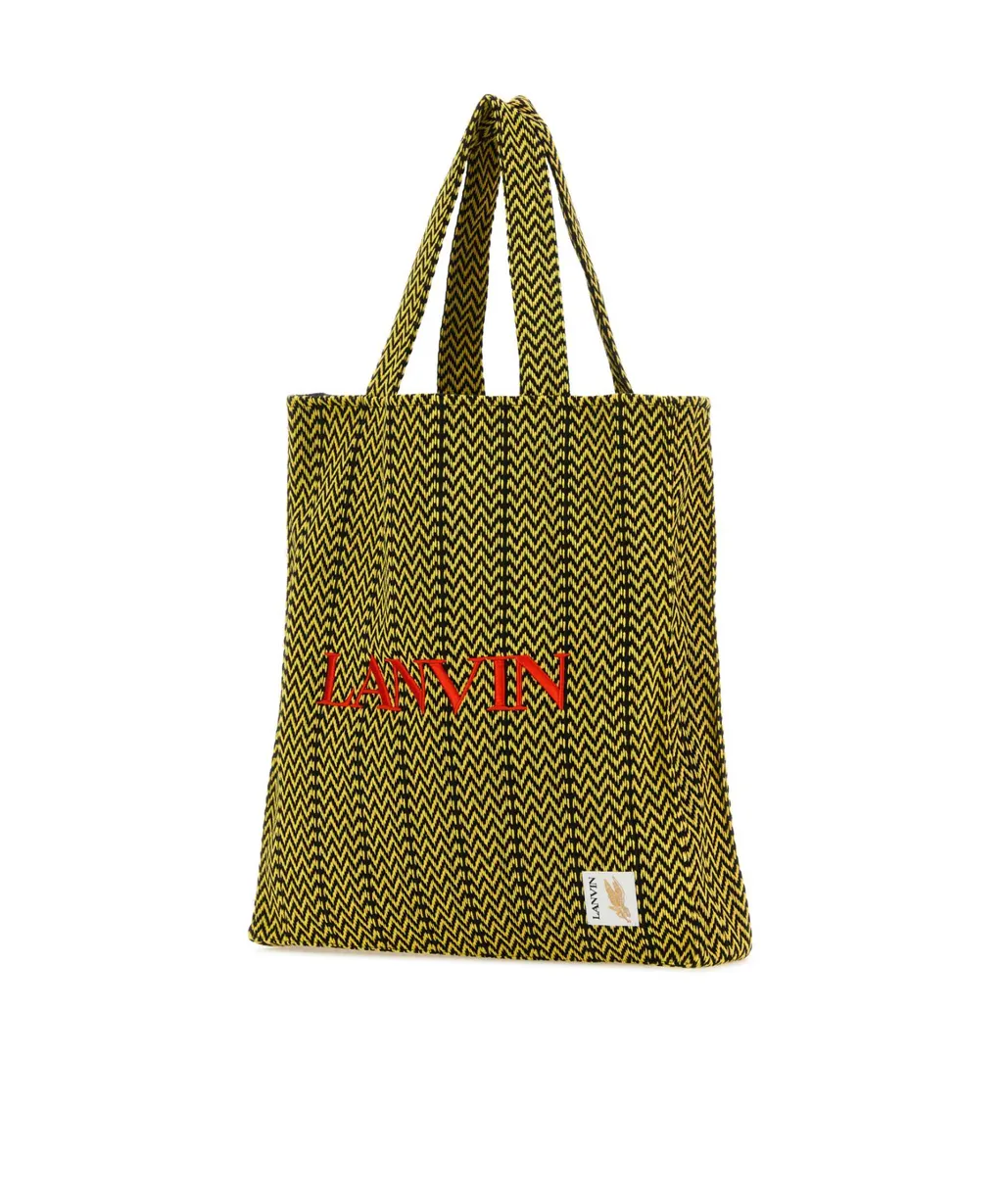 X Future Logo Embroidered Interwoven Tote Bag