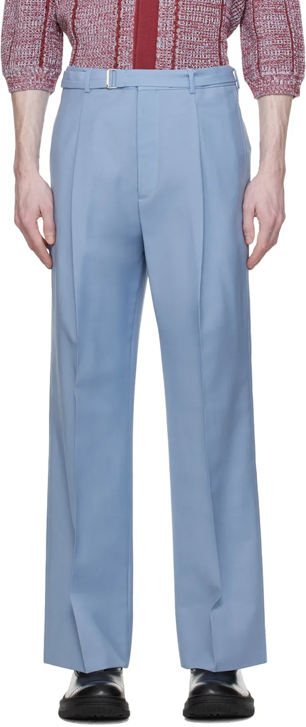 Wide-Leg Suit Trousers