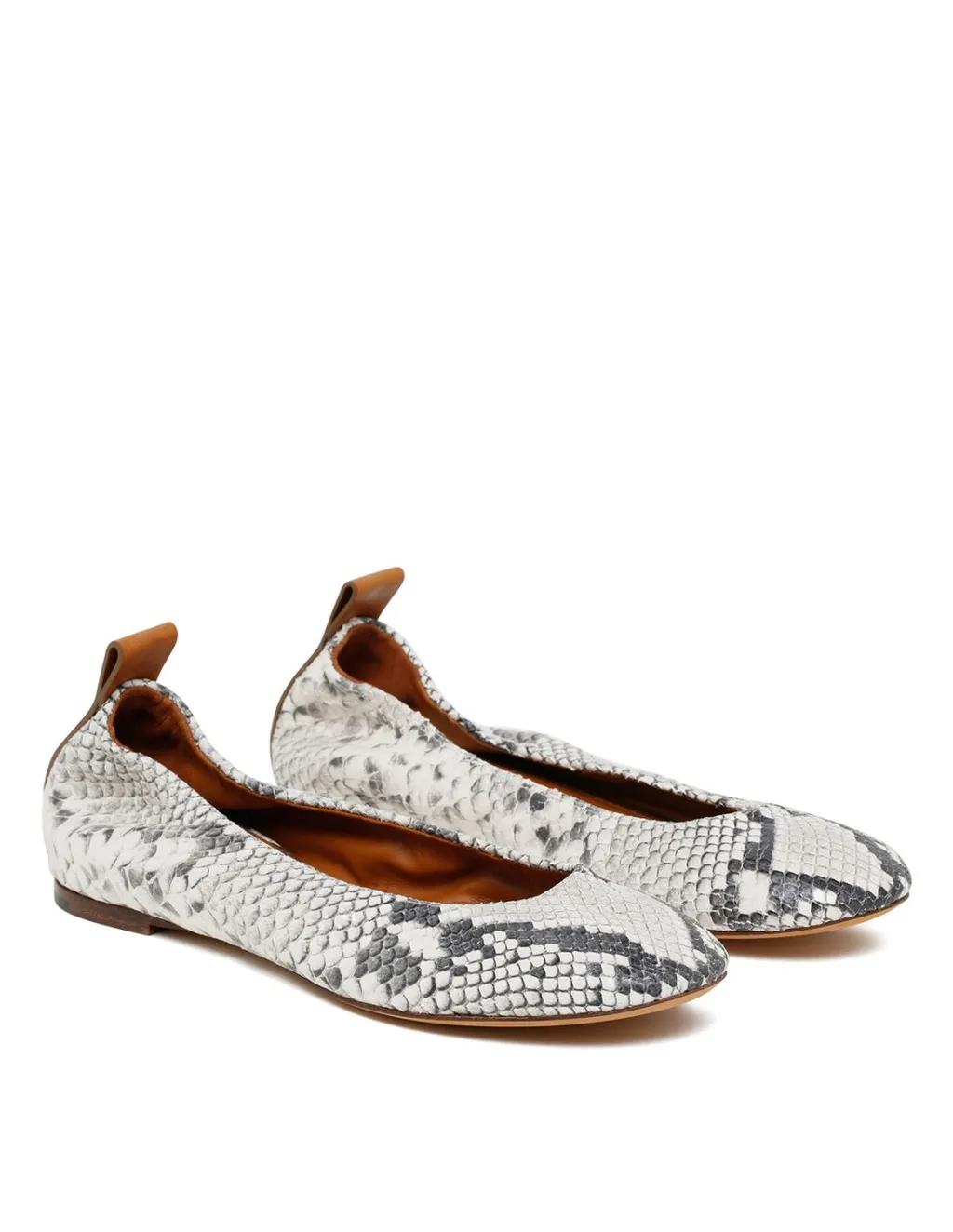 Embossed Ballet Flats
