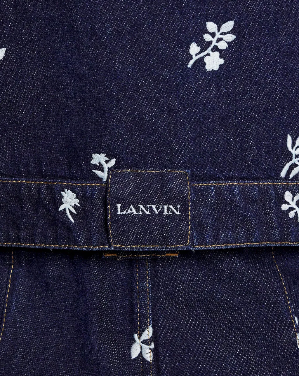 Floral Embroidered Denim Jacket