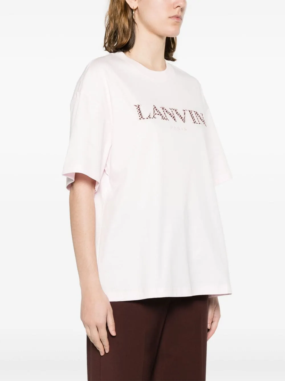 Logo Embroidered Crewneck T-Shirt