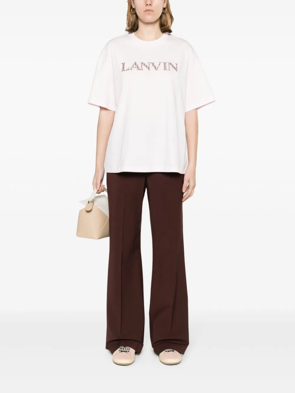 Logo Embroidered Crewneck T-Shirt