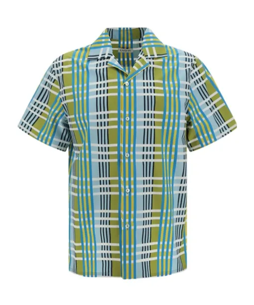 Plaid Short-Sleeved Shirt