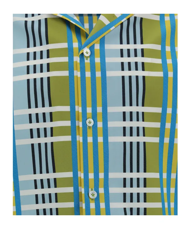 Plaid Short-Sleeved Shirt