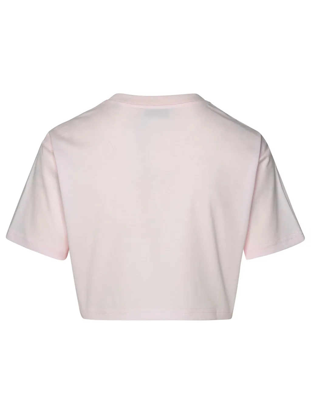 Logo Embroidered Cropped T-Shirt