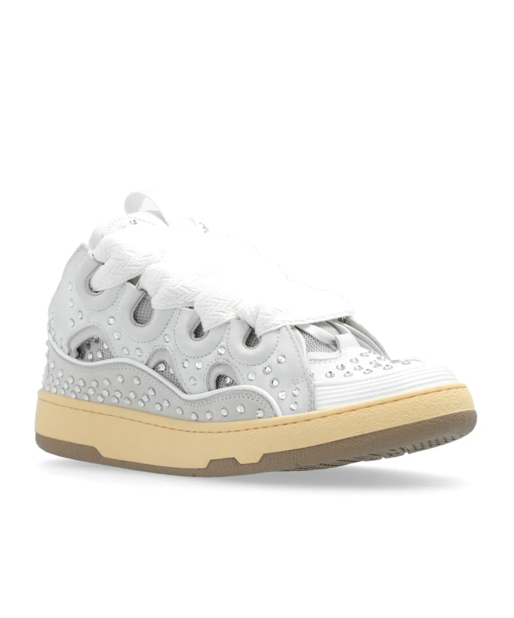 Curb Embellished Low-Top Sneakers