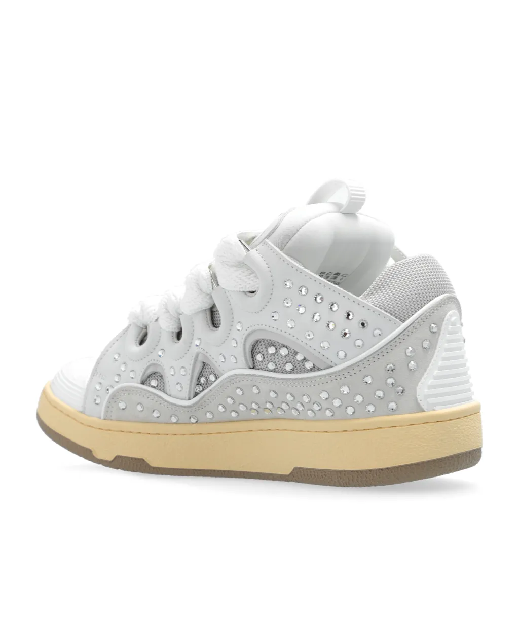 Curb Embellished Low-Top Sneakers