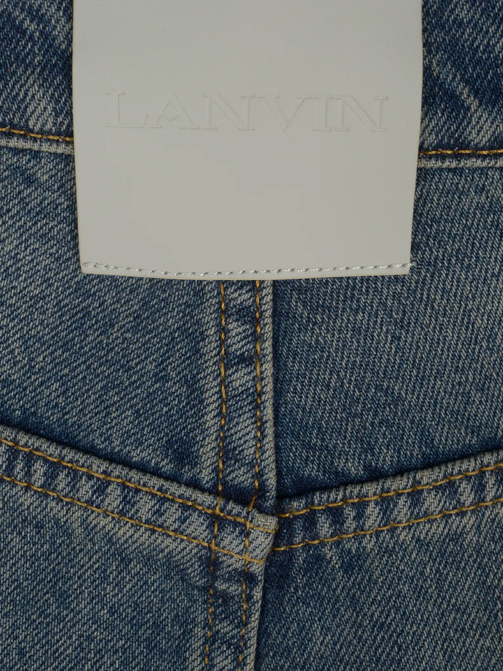 Mid-Rise Straight-Leg Jeans