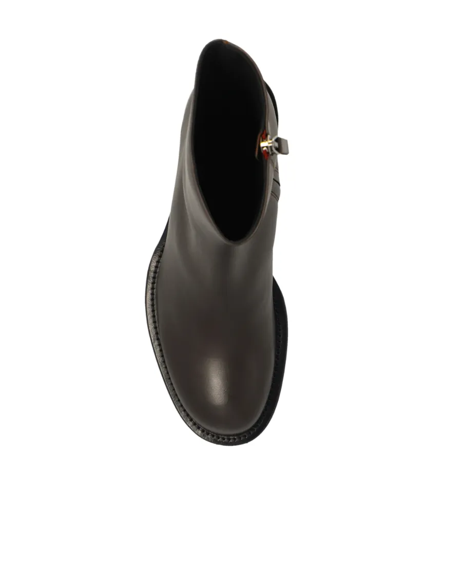 Zip Detailed Ankle Boots