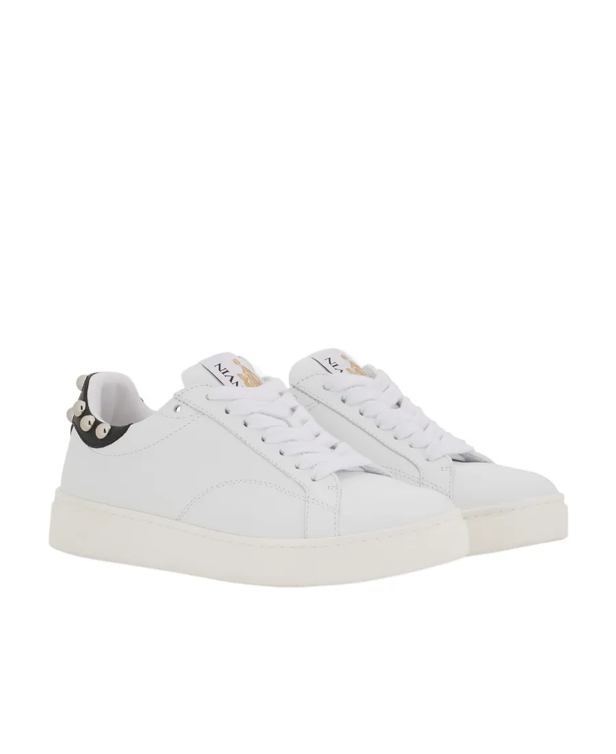 Round Toe Lace-Up Sneakers