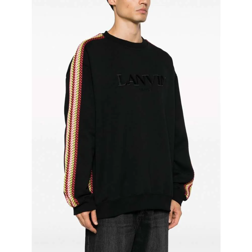Curb Lace Embellished Crewneck Sweatshirt