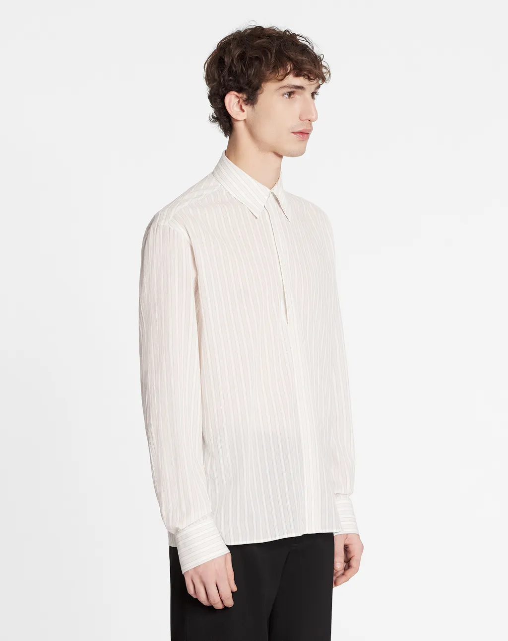 Striped Long-Sleeved Shirt