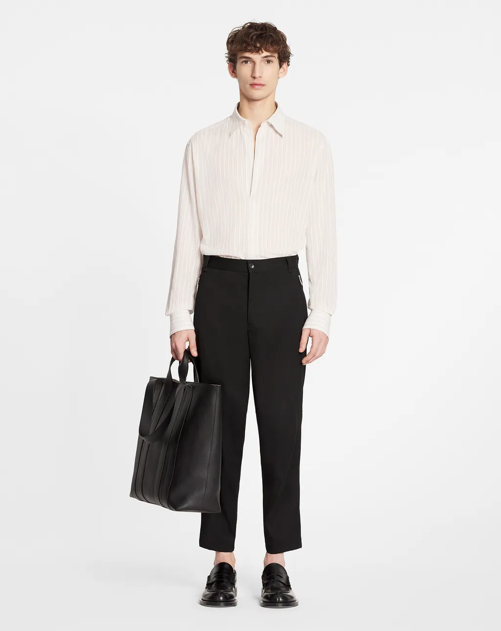 Striped Long-Sleeved Shirt