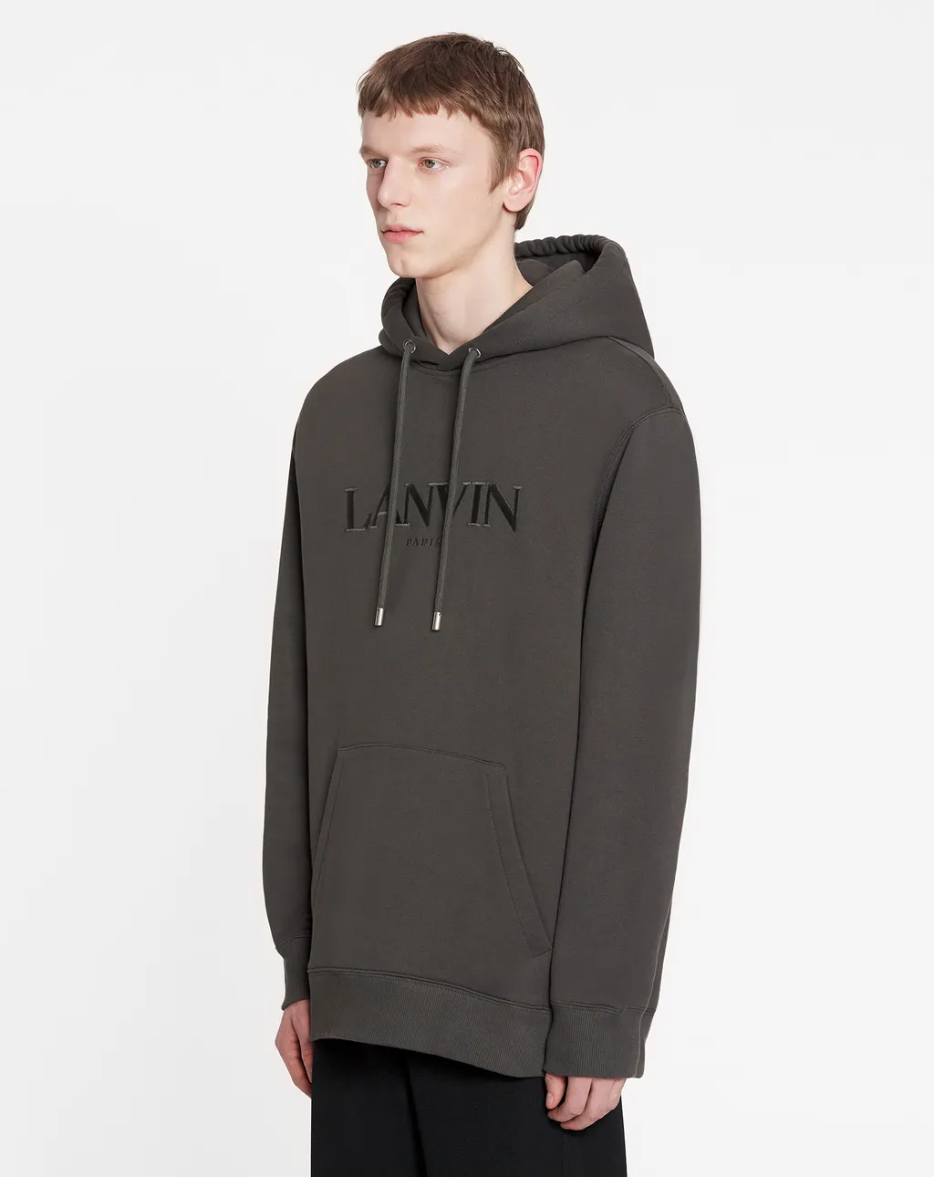 Logo-Embroidered Drawstring Hoodie