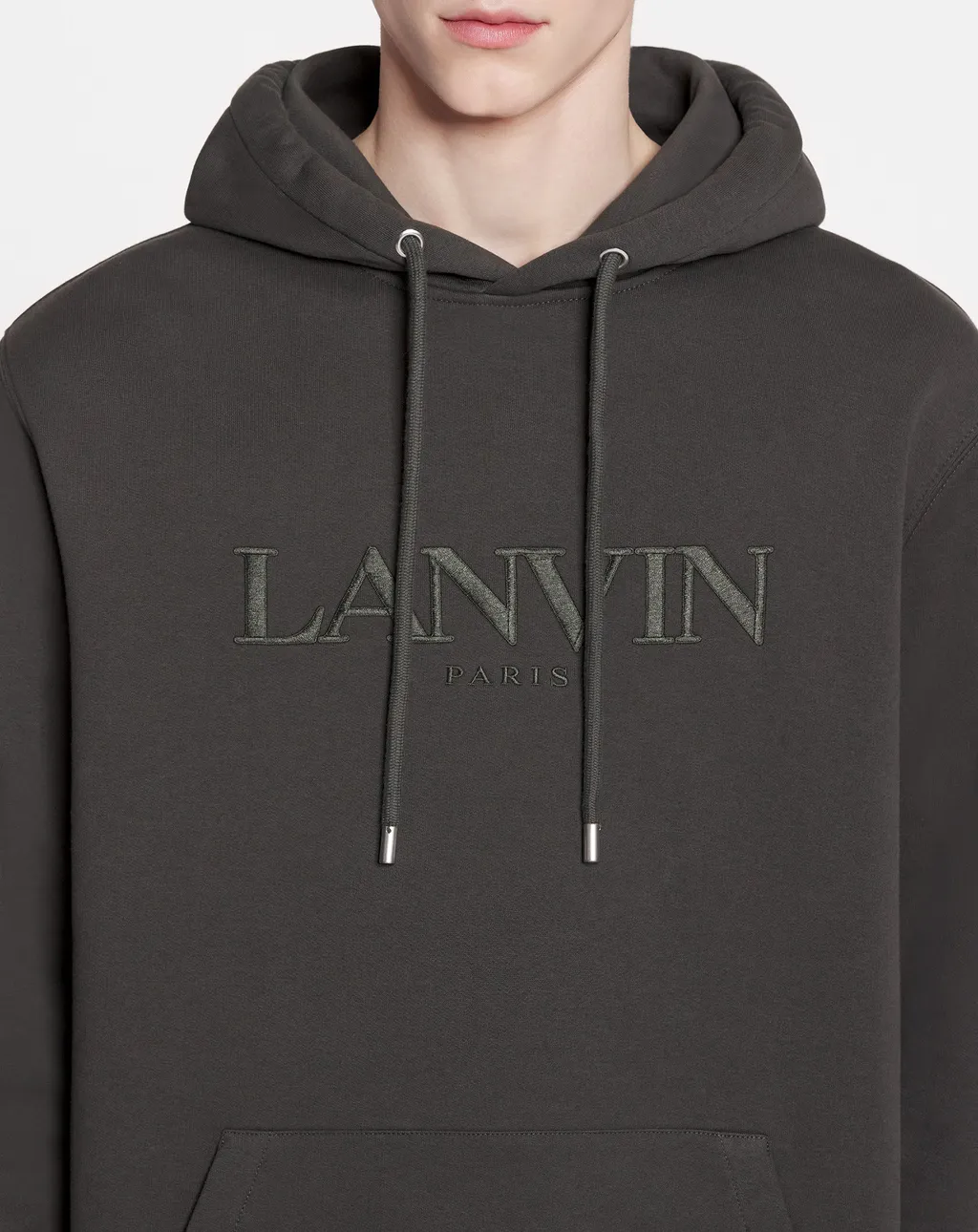 Logo-Embroidered Drawstring Hoodie