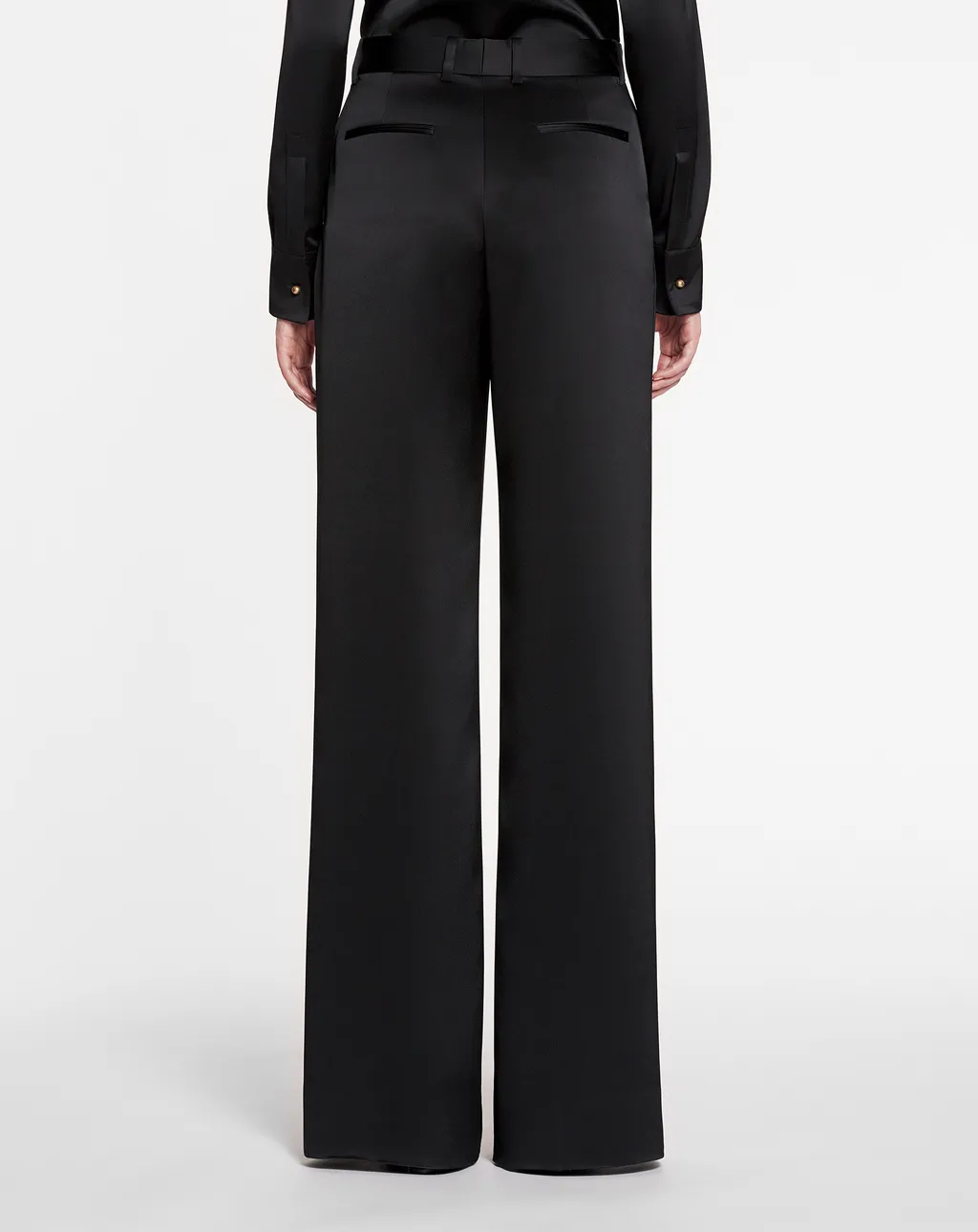High Waist Straight Leg Pants