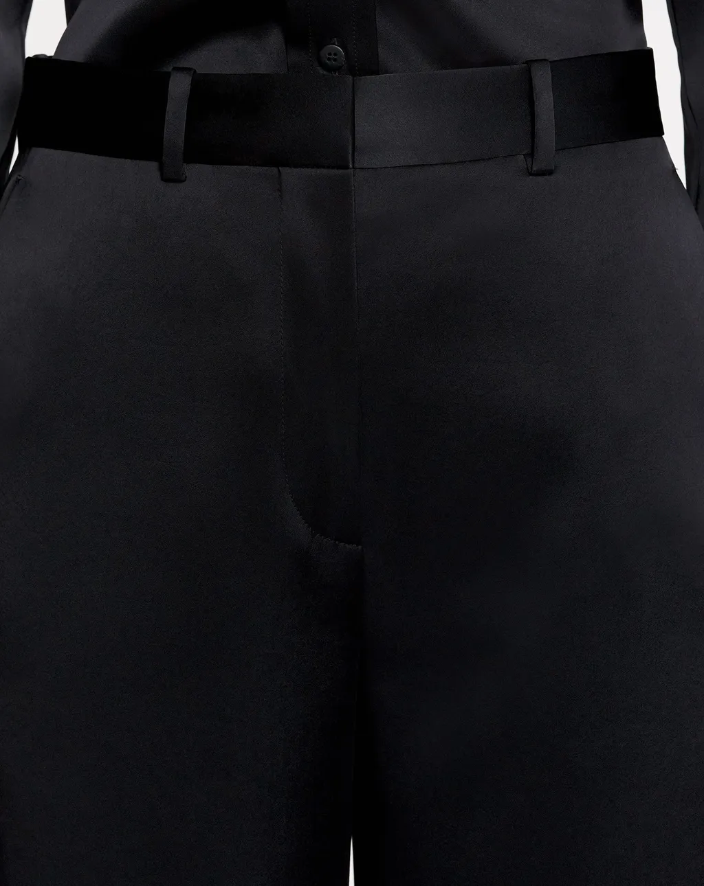 High Waist Straight Leg Pants