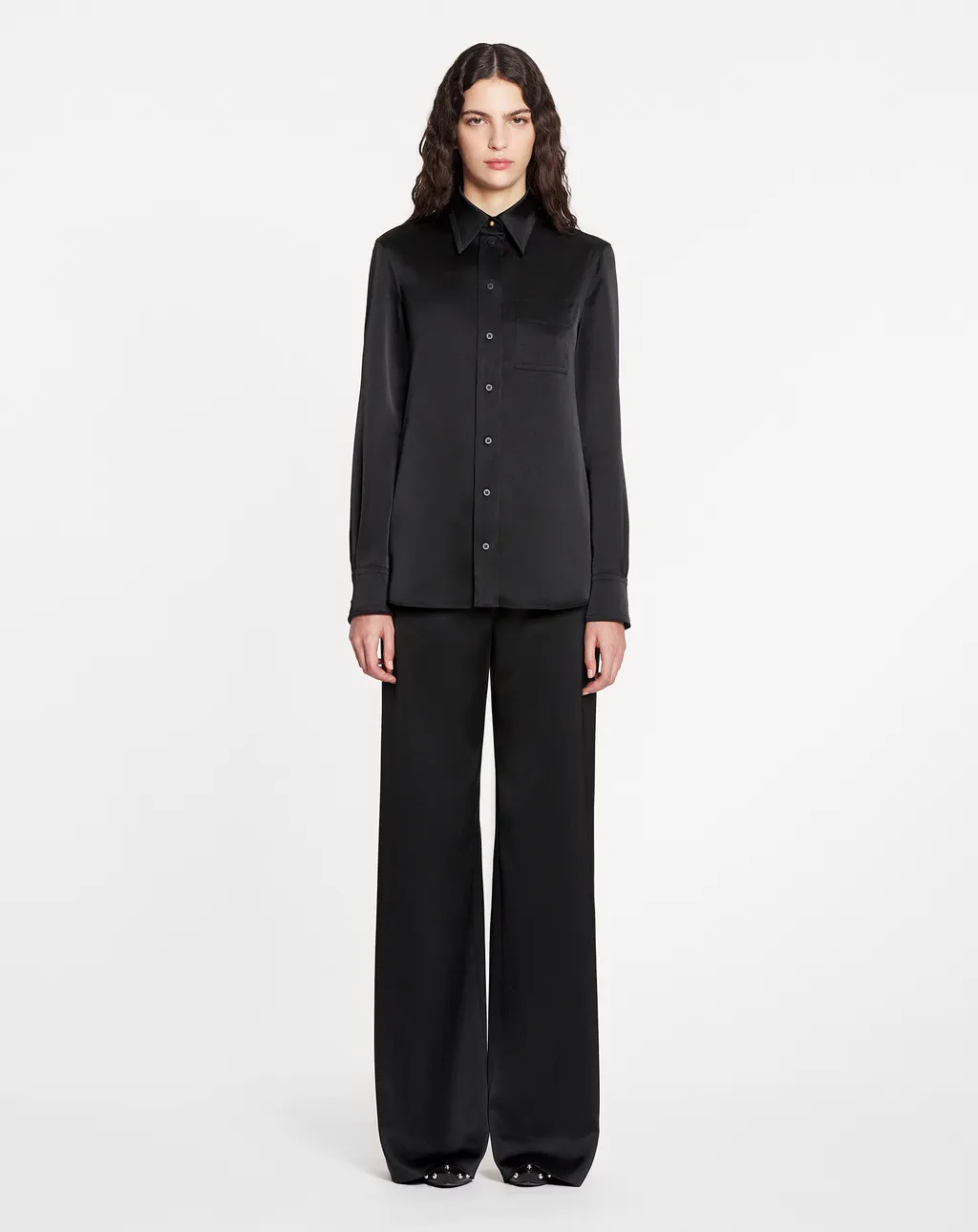High Waist Straight Leg Pants