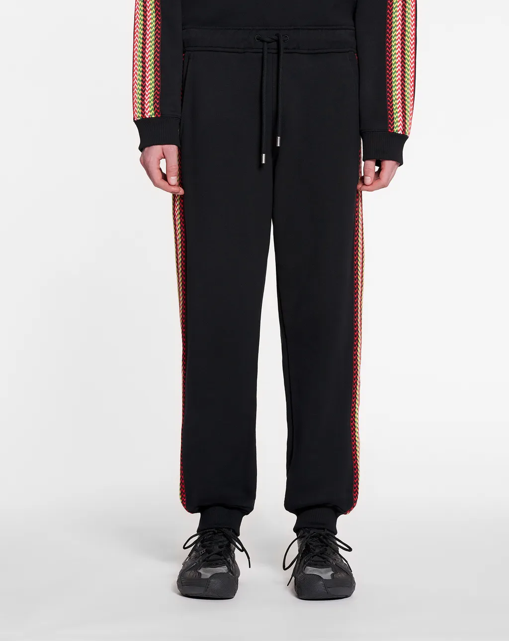 Side Curb Drawstring Track Pants