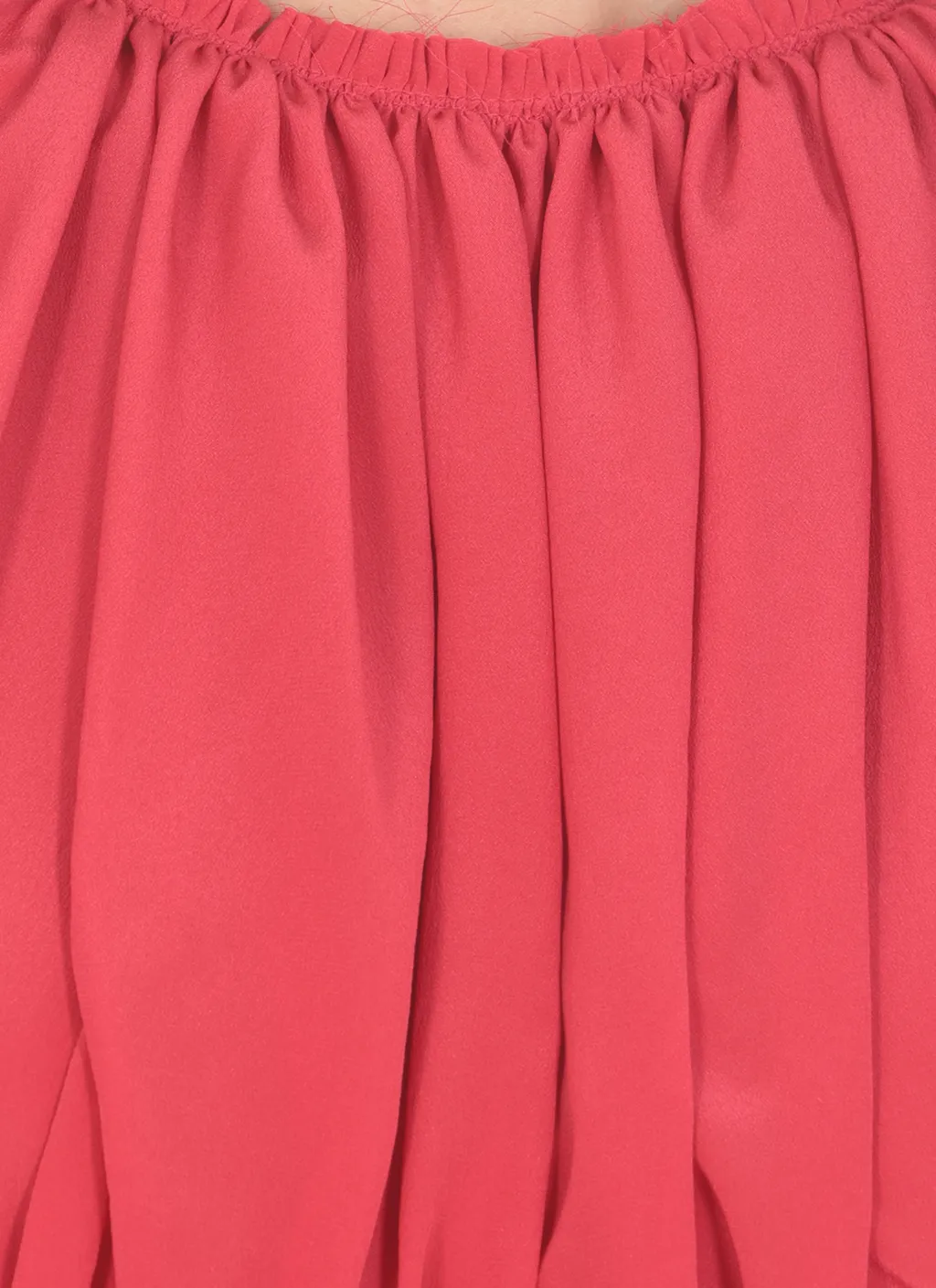 Ruched Straight Hem Blouse