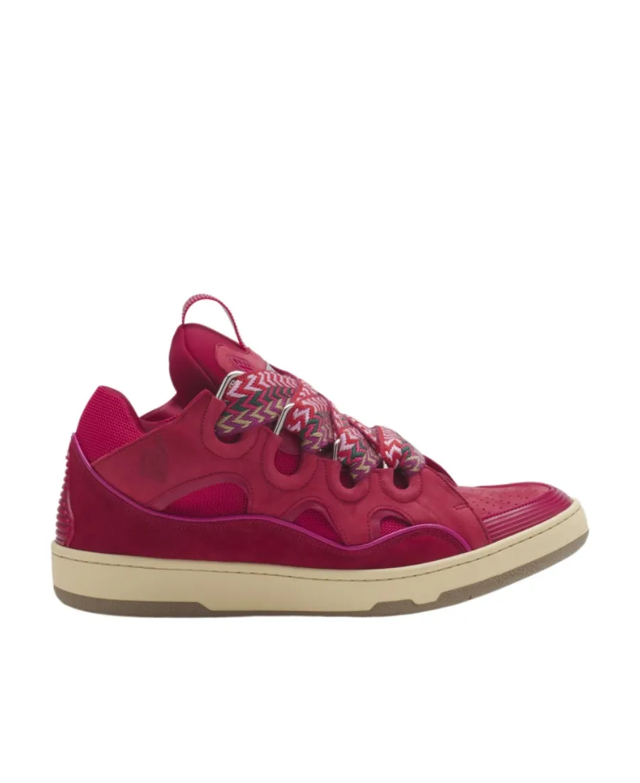 Curb Chunky Leather Sneakers