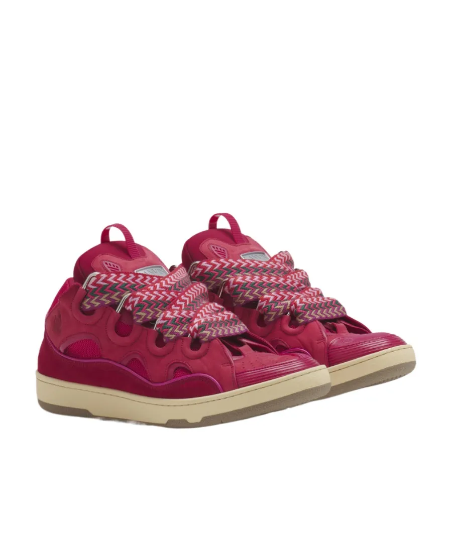 Curb Chunky Leather Sneakers