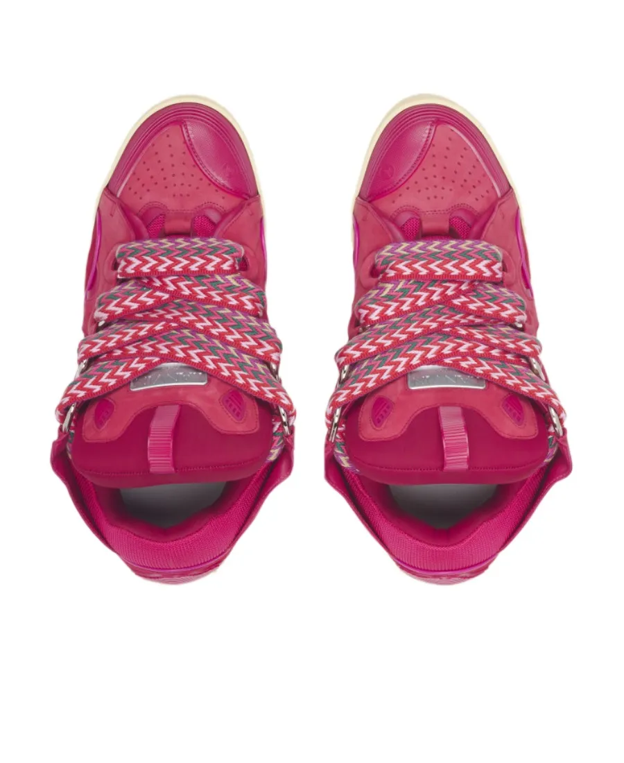 Curb Chunky Leather Sneakers