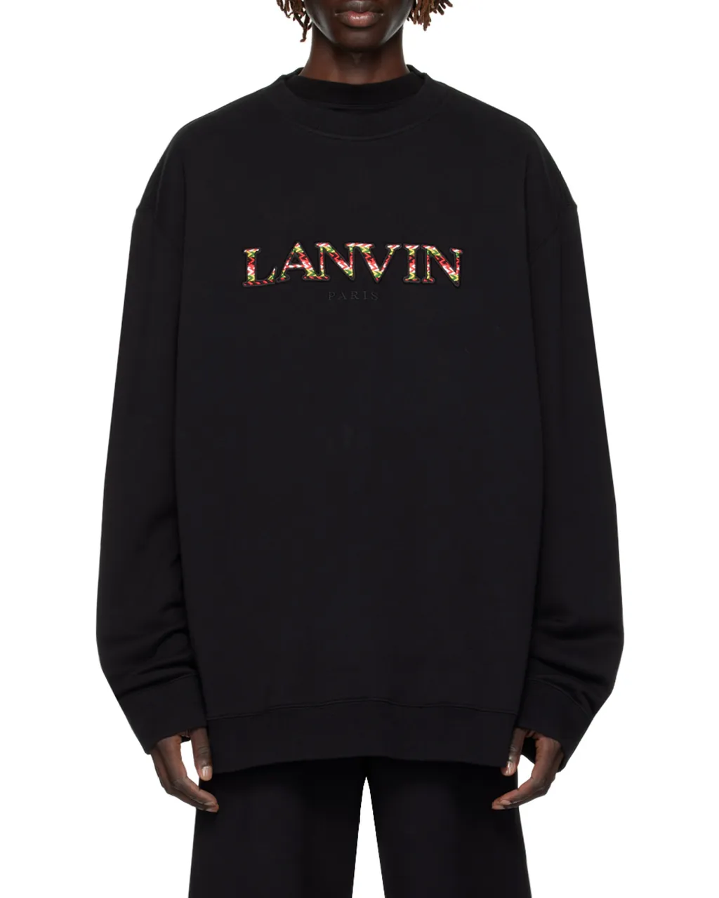 Logo Embroidered Crewneck Sweatshirt