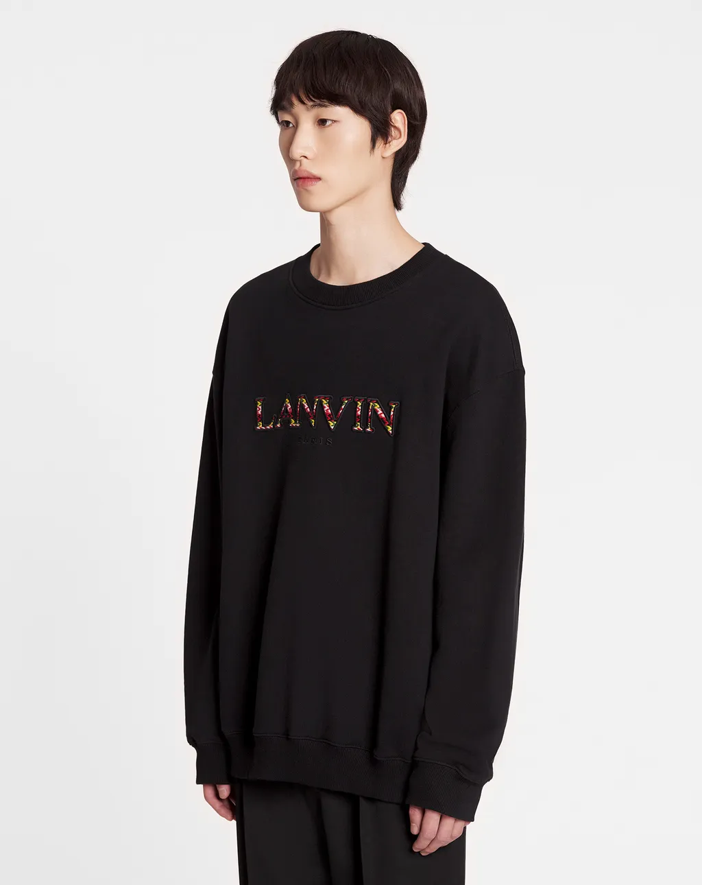 Logo Embroidered Crewneck Sweatshirt