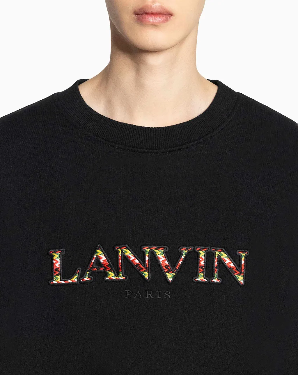 Logo Embroidered Crewneck Sweatshirt