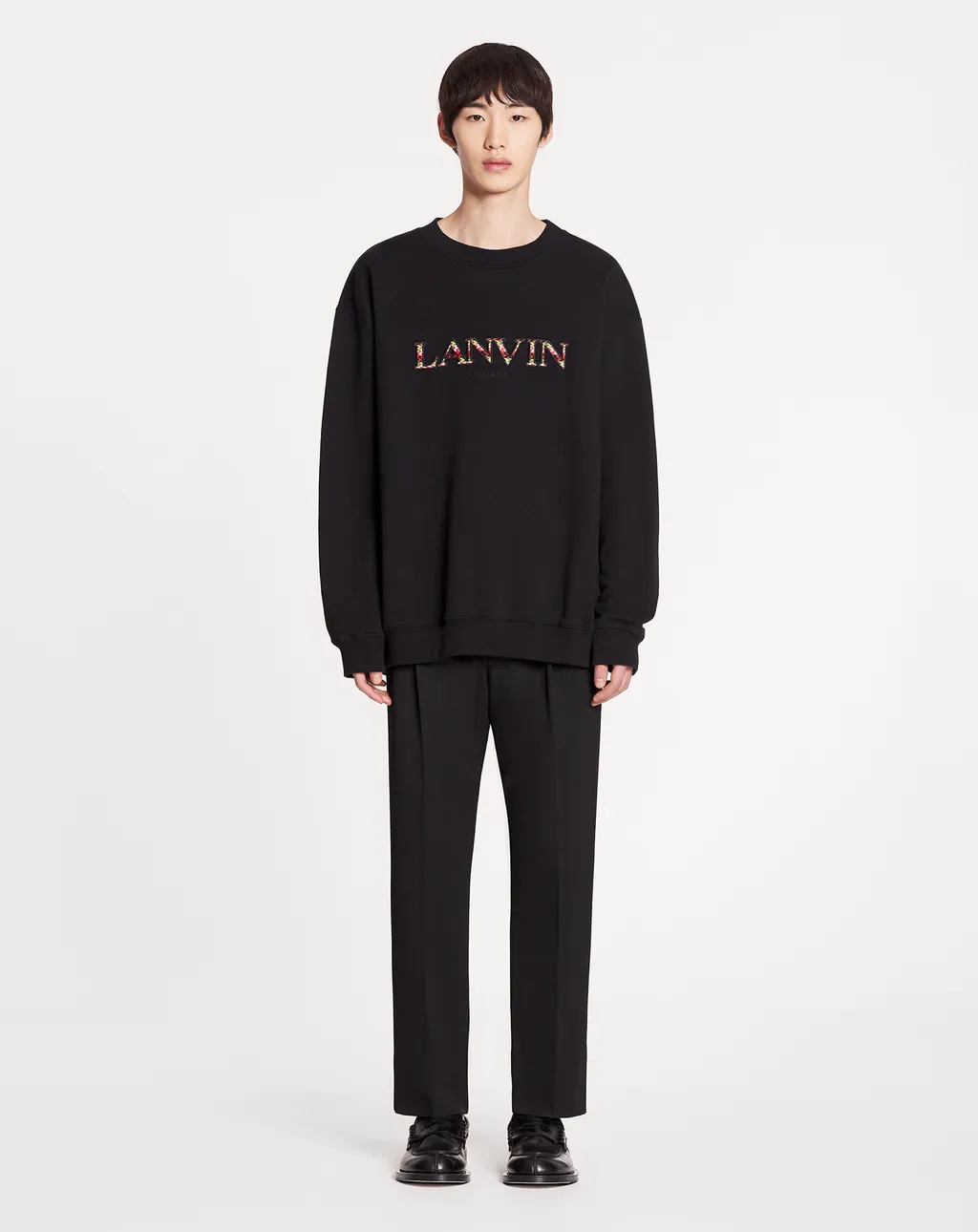 Logo Embroidered Crewneck Sweatshirt
