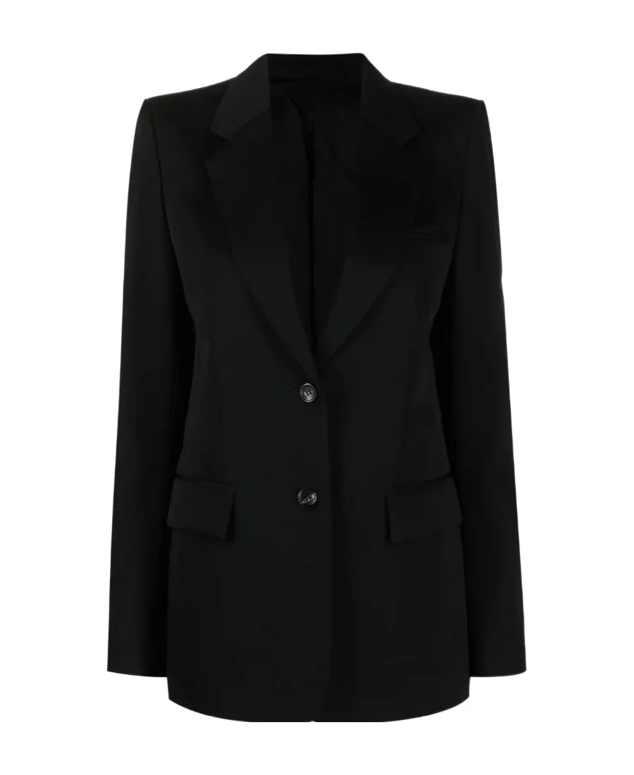 Single-Breasted Long-Sleeved Blazer