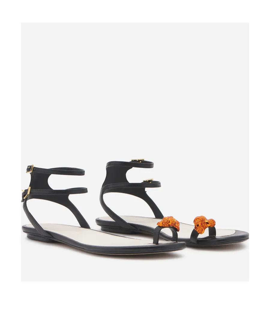 Logo Flat Sandals