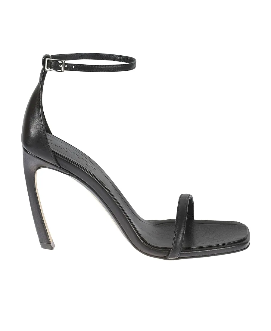 Logo High-Heeled Sandals