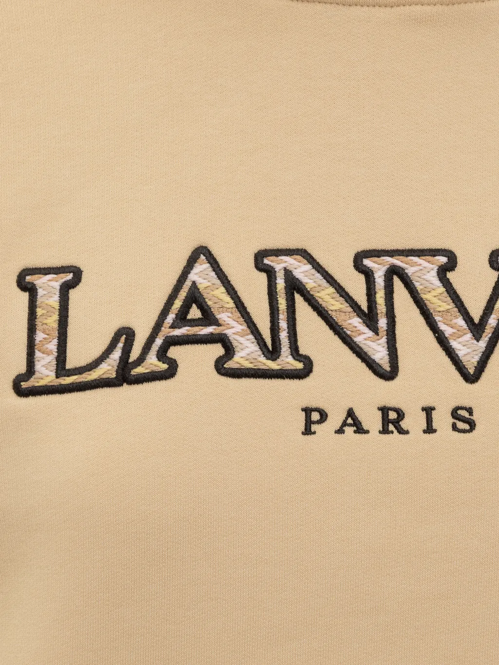 Logo Embroidered Drawstring Hoodie