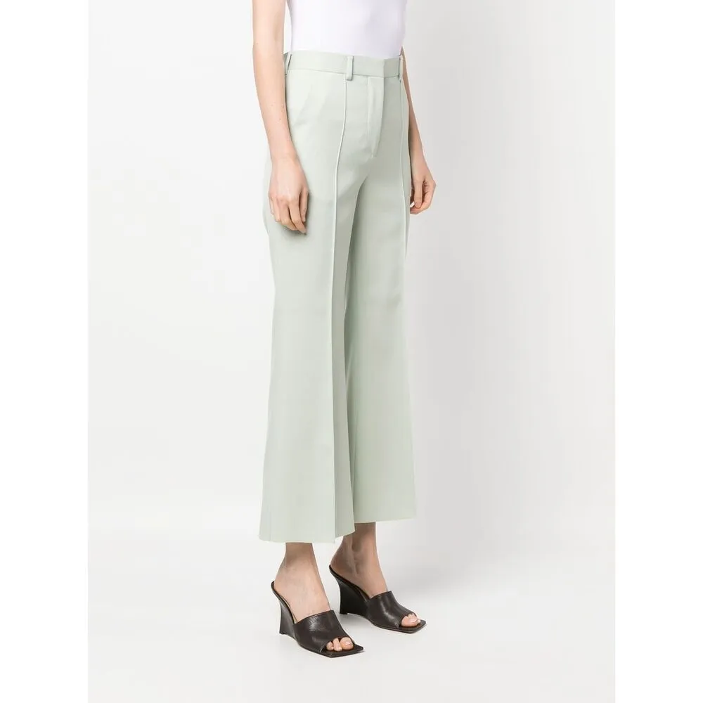 High Waist Flared Trousers