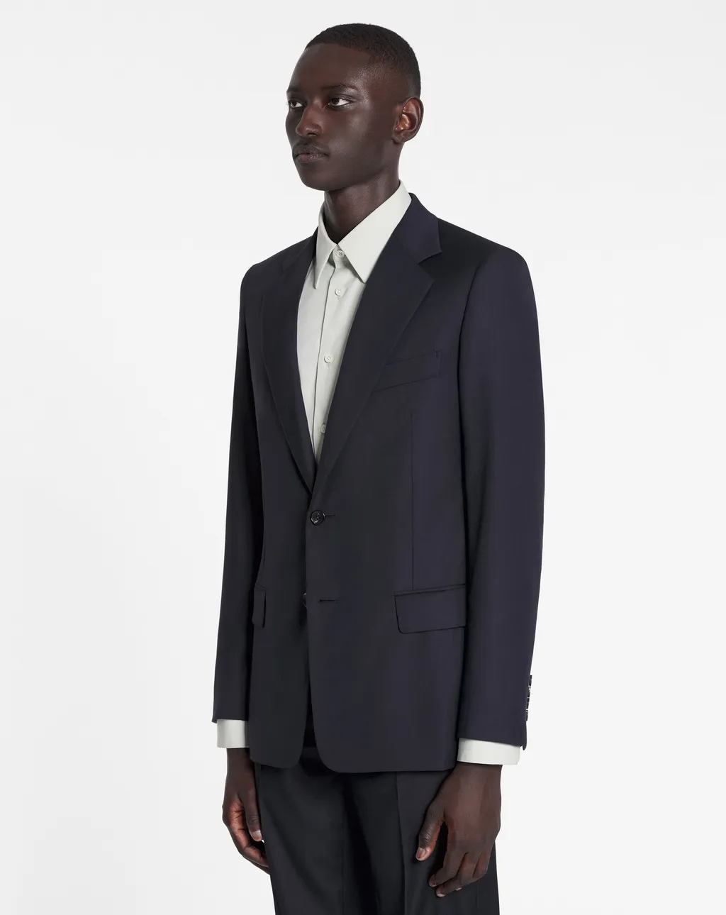 Single-Breasted Long-Sleeved Blazer