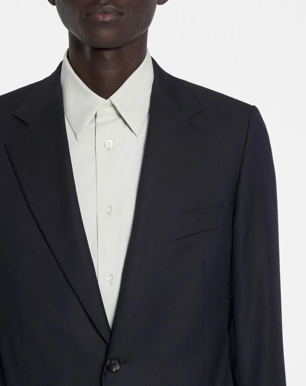 Single-Breasted Long-Sleeved Blazer