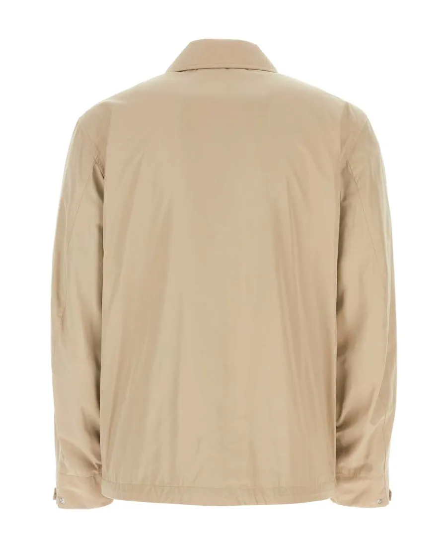 Buttoned Long-Sleeved Shirt Jacket