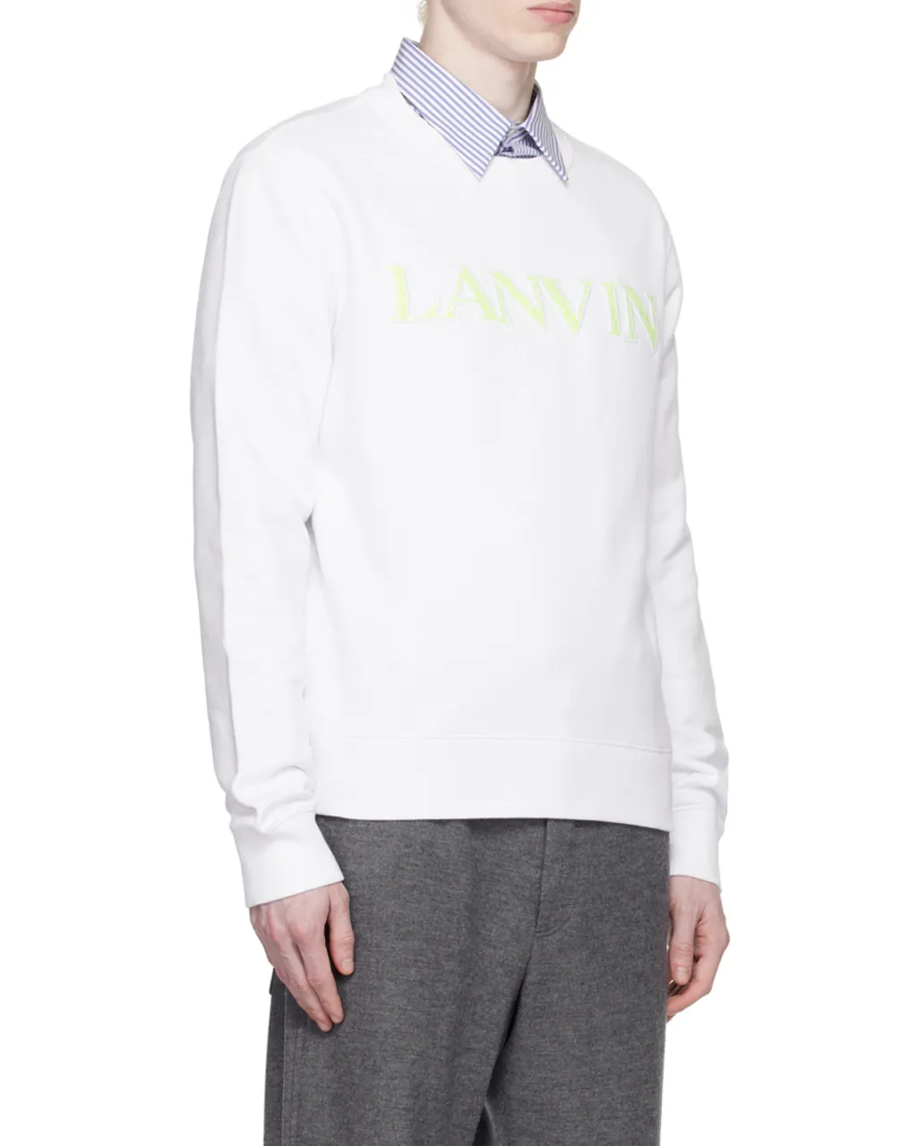 Logo Embroidered Crewneck Sweatshirt