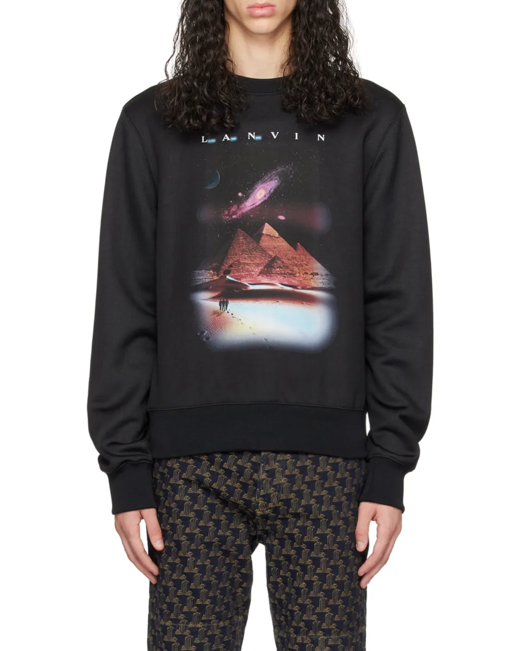 Logo-Print Detail Sweatshirt