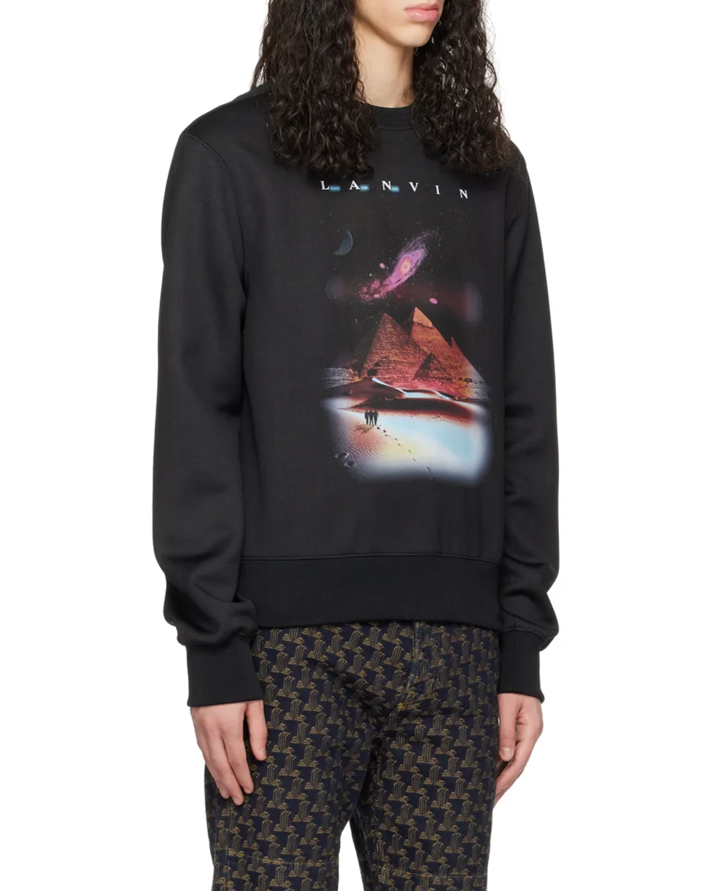 Logo-Print Detail Sweatshirt
