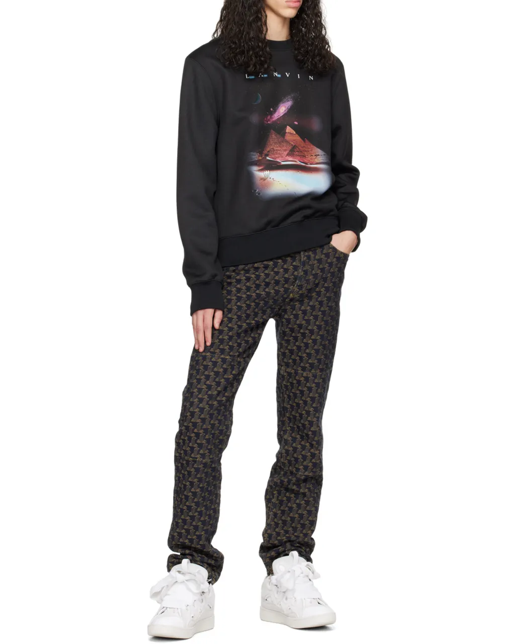 Logo-Print Detail Sweatshirt