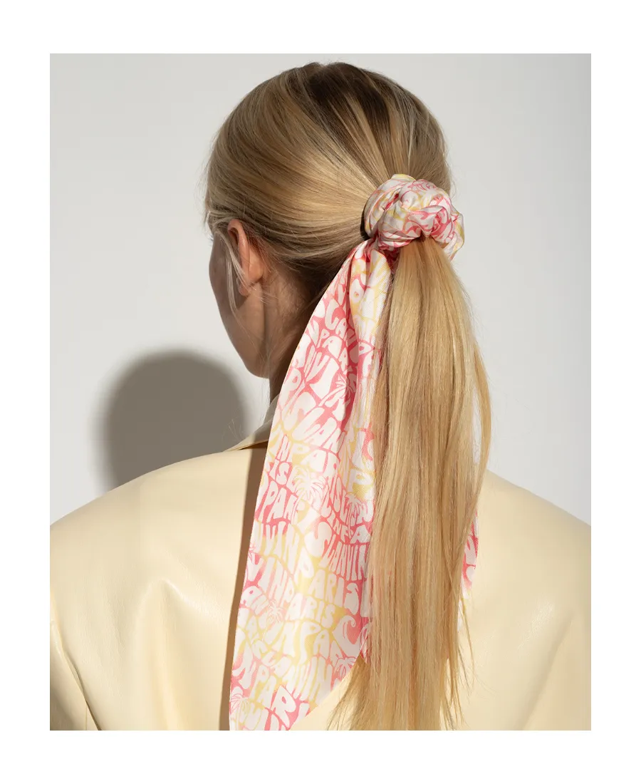 Logo-Pattern Scrunchie