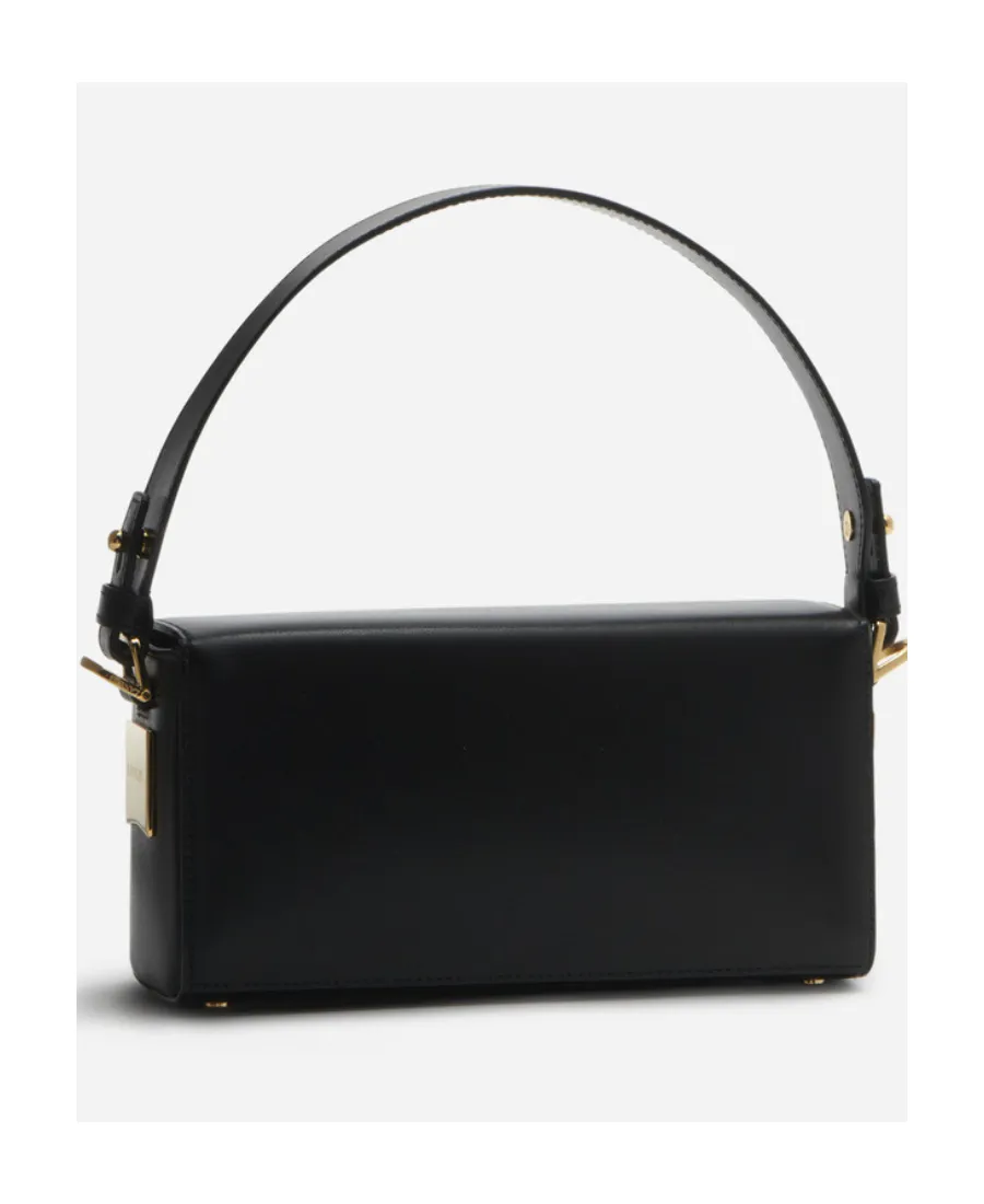 Logo Plaque Top Handle Bag