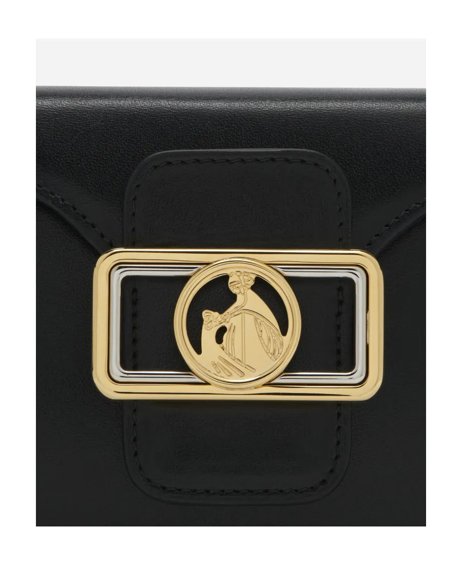 Logo Plaque Top Handle Bag